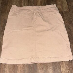 The Main Street‎ Exchange 'Sara' Midi Stretch Denim Skirt in Dusty Rose sz 16